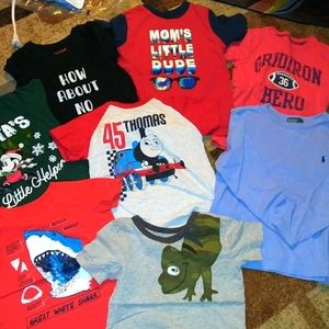 Lot set of 8 toddler shirts